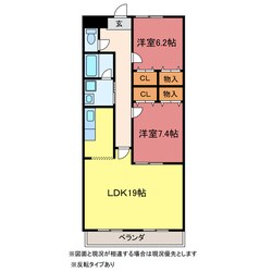 エスポワールの物件間取画像